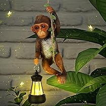 Black Rude Monkey Figurine Home Decor Animal Ornaments and